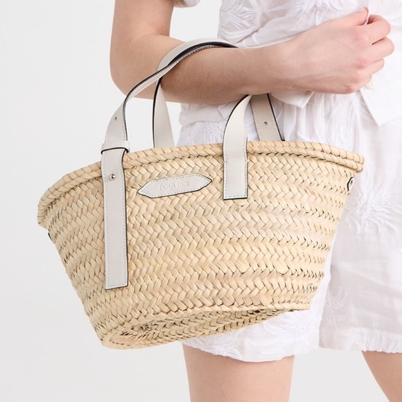Poolside Small Essaouira Tote - Rattan & Silver - Picture 1 of 6